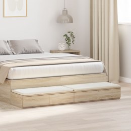 VidaXL Stolik nocny Sonoma oak Drewno inżynieryjne 140 x 36,5 x 16,5 cm