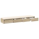 VidaXL Stolik nocny Sonoma oak Drewno inżynieryjne 140 x 36,5 x 16,5 cm