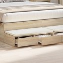 VidaXL Stolik nocny Sonoma oak Drewno inżynieryjne 140 x 36,5 x 16,5 cm