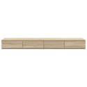 VidaXL Stolik nocny Sonoma oak Drewno inżynieryjne 140 x 36,5 x 16,5 cm