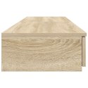 VidaXL Stolik nocny Sonoma oak Drewno inżynieryjne 140 x 36,5 x 16,5 cm