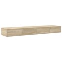 VidaXL Stolik nocny Sonoma oak Drewno inżynieryjne 140 x 36,5 x 16,5 cm
