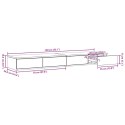 VidaXL Stolik nocny Sonoma oak Drewno inżynieryjne 140 x 36,5 x 16,5 cm