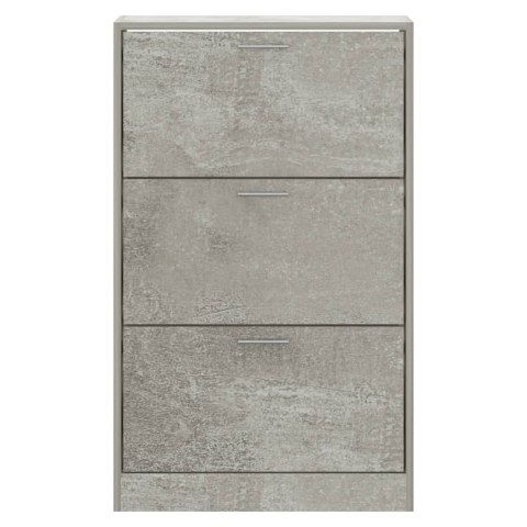 VidaXL Szafka na buty, szarość betonu, 63x24x103 cm VidaXL Szafka na buty, szarość betonu, 63x24x103 cm