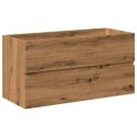 VidaXL Szafka z wbudowaną umywalką, dąb artisan