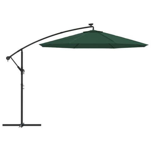 VidaXL Zamienne pokrycie parasola ogrodowego, zielone, 350 cm VidaXL Zamienne pokrycie parasola ogrodowego, zielone, 350 cm