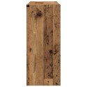 Regał książkowy/ścianka działowa vidaXL w stylu starego drewna, 100x30x72 cm, wykonany z płyty wiórowej