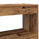 Regał książkowy/ścianka działowa vidaXL w stylu starego drewna, 100x30x72 cm, wykonany z płyty wiórowej