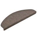 VidaXL Maty na schody samoprzylepne 30 szt. Kremowe 65x21x4 cm