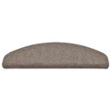VidaXL Maty na schody samoprzylepne 30 szt. Kremowe 65x21x4 cm