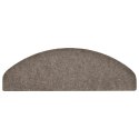 VidaXL Maty na schody samoprzylepne 30 szt. Kremowe 65x21x4 cm