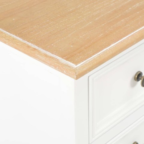 VidaXL Szafki nocne, 2 szt., białe, 35x30x49 cm, MDF VidaXL Szafki nocne, 2 szt., białe, 35x30x49 cm, MDF