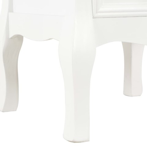 VidaXL Szafki nocne, 2 szt., białe, 35x30x49 cm, MDF VidaXL Szafki nocne, 2 szt., białe, 35x30x49 cm, MDF