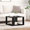 Kawowy stół vidaXL Czarny Dąb 85x55x31 cm z drewna