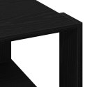 Kawowy stół vidaXL Czarny Dąb 85x55x31 cm z drewna