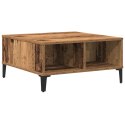Stolik kawowy vidaXL Stare drewno 60x60x30 cm Drewno inżynieryjne