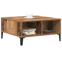 Stolik kawowy vidaXL Stare drewno 60x60x30 cm Drewno inżynieryjne