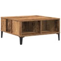 Stolik kawowy vidaXL Stare drewno 60x60x30 cm Drewno inżynieryjne