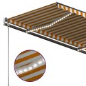  Automatycznie zwijana markiza, LED i czujnik wiatru, 3x2,5 m