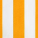 VidaXL Lambrekin do markizy, żółto-białe paski, 6 m