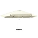 VidaXL Parasol ogrodowy na aluminiowym słupku, 600 cm, piaskowy