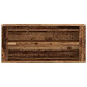 VidaXL Ławka ze schowkiem na buty, stare drewno, 100x35x45 cm