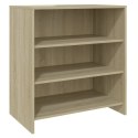 VidaXL Szafka, dąb sonoma, 70x40,5x75 cm, materiał drewnopochodny