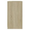VidaXL Szafka, dąb sonoma, 70x40,5x75 cm, materiał drewnopochodny