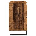 VidaXL Szafka pod umywalkę łazienkową, stare drewno, 80x33x60 cm