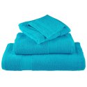 VidaXL Ręczniki premium SOLUND 4 szt., turkusowe, 70x140 cm, 600 g/cm²