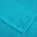 VidaXL Ręczniki premium SOLUND 4 szt., turkusowe, 70x140 cm, 600 g/cm²