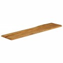 VidaXL Blat stołu, 180x40x2,5 cm, naturalna krawędź, lite drewno mango