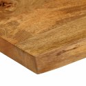 VidaXL Blat stołu, 180x40x2,5 cm, naturalna krawędź, lite drewno mango