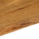 VidaXL Blat stołu, 180x40x2,5 cm, naturalna krawędź, lite drewno mango