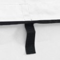 VidaXL Daszek bimini ze ściankami, 4 pałąki, 243x(230-244)x137 cm