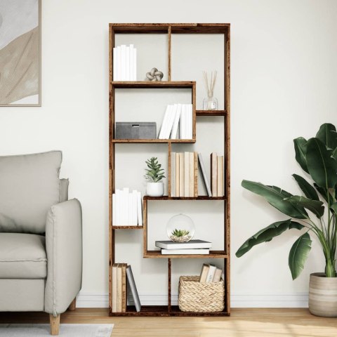 VidaXL Regał przegroda, stare drewno, 67x25x161,5 cm VidaXL Regał przegroda, stare drewno, 67x25x161,5 cm