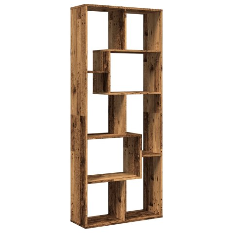 VidaXL Regał przegroda, stare drewno, 67x25x161,5 cm VidaXL Regał przegroda, stare drewno, 67x25x161,5 cm