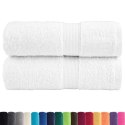VidaXL Ręczniczki premium SOLUND, 2 szt., białe, 30x30 cm, 600 g/cm²
