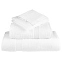 VidaXL Ręczniczki premium SOLUND, 2 szt., białe, 30x30 cm, 600 g/cm²