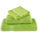 VidaXL Ręczniczki premium SOLUND, 2 szt., zielone, 30x30 cm, 600 g/cm²
