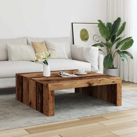 Stolik kawowy, kolor starego drewna, 100x100x35 cm Stolik kawowy, kolor starego drewna, 100x100x35 cm