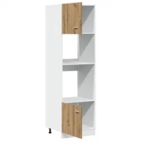 VidaXL Szafka pod kuchenkę mikrofalową "Lyon" Artisan Oak 60x57x207 cm VidaXL Szafka pod kuchenkę mikrofalową "Lyon" Artisan Oak 60x57x207 cm