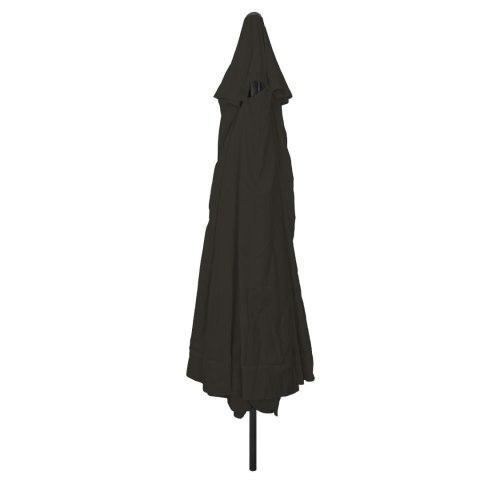 Parasol ogrodowy vidaXL ø395x245 cm Czarny