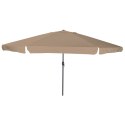 Parasol ogrodowy vidaXL ø395x245 cm taupe