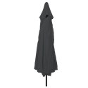 Parasol ogrodowy vidaXL ø395x245 cm w kolorze antracytowym