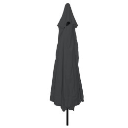 Parasol ogrodowy vidaXL ø395x245 cm w kolorze antracytowym