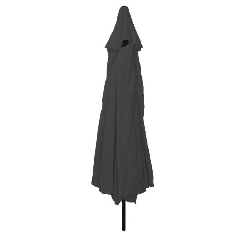 Parasol ogrodowy vidaXL ø395x245 cm w kolorze antracytowym