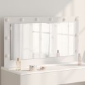 VidaXL Lustro Toaletowe Białe MDF, Szkło 100 x 55 x 18 cm