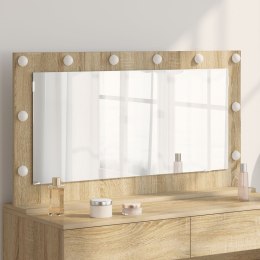 VidaXL Lustro Toaletowe Sonoma Oak MDF, Szkło 100 x 55 x 18 cm