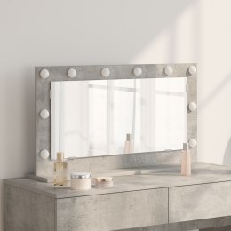 VidaXL Lustro toaletowe Szare betonowe Beton 80 x 45 x 18 cm Lustro